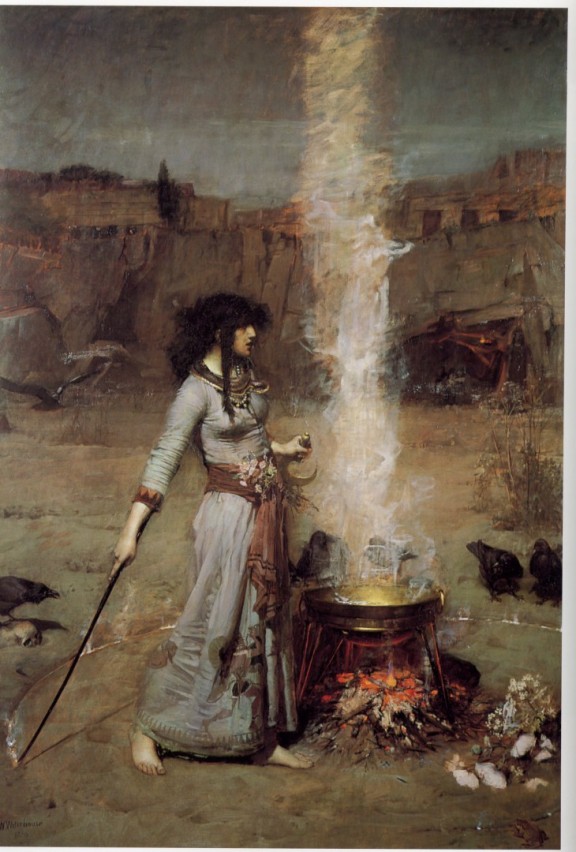 John William Waterhouse Magic Circle Zauberkreis Ch